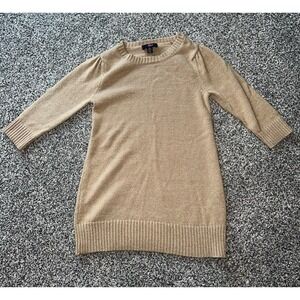 IZ‎ Byer Girl Gold Sweater Dress size 10-12